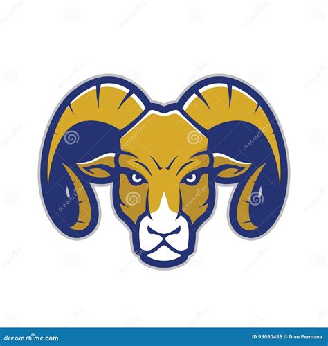 Ram Mascot SVG