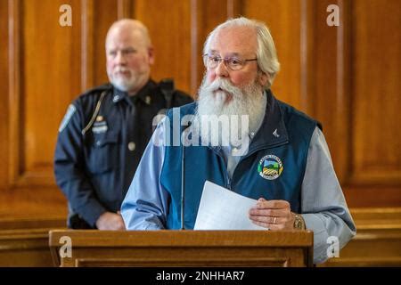 Latah County Prosecutor Bill Thompson Right Speaks With Prosecutor