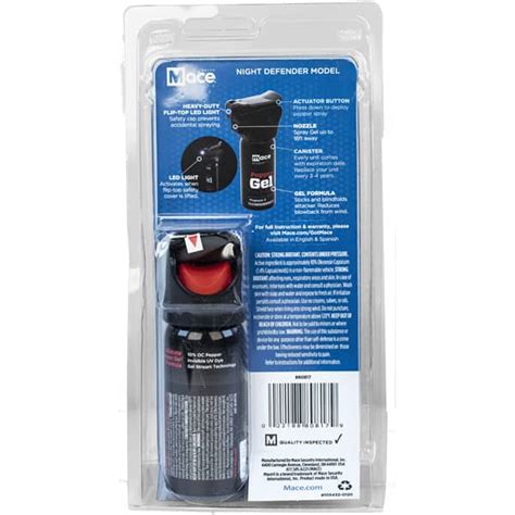 Mace® Pepper Gel Night Defender Mk Iii Ultimate Nighttime Safety