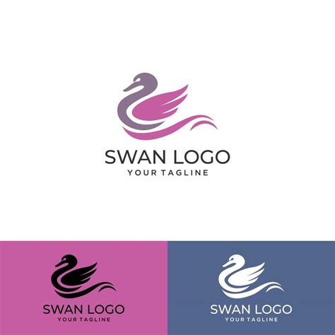 Abstract Flying Swan Logo 4729422 Vector Art At Vecteezy