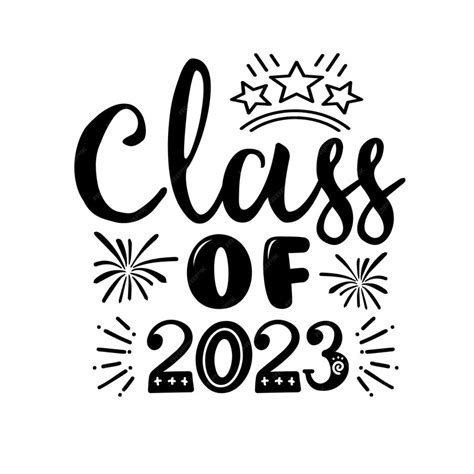 Premium Vector Class Of 2023 T Shirt Design