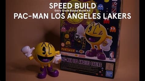 Bandai Entry Grade Pac Man Los Angeles Lakers Speed Build Asmr