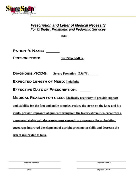 Letter Of Medical Necessity Hsa Template Fill Online Printable Images