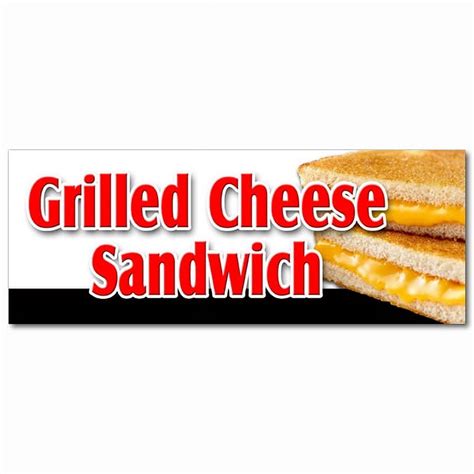 48 Grilled Cheese Sandwich Decal Sticker Sandwich Soup Melted Toast