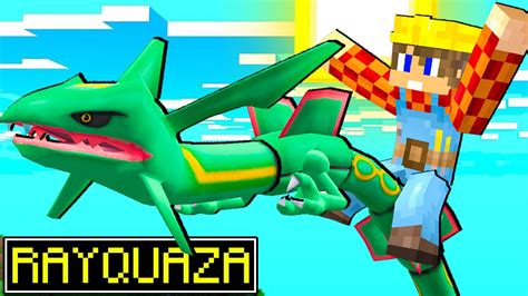 Ho Catturato Rayquaza Pokemon Leggendario Pixelcraft Ep Youtube