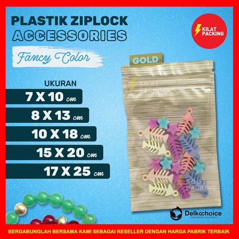 Jual Plastik Klip Kombinasi Aksesoris Snack Bubuk Lay Bag Zipper