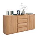 Linea Natura Sideboard kernbuche teilmassiv geölt buchefarben Linea