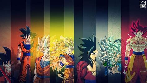 Goku Dragon Ball Z Super Saiyan Forms Anime Hd Wallpaper Peakpx