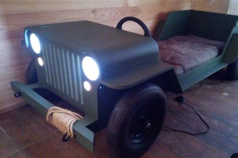 DIY plans toddler car bed plans Willys MB in military | Etsy