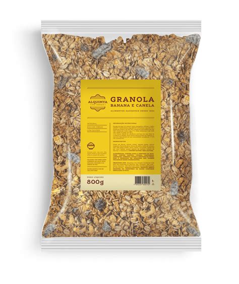 Granola Banana E Canela 800g Alquimya Dos Cereais