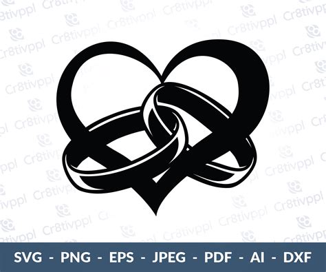 Heart Svg Rings Svg Wedding Heart D Cor Wedding Etsy Canada