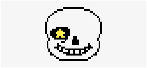 Download Wip Ink Sans Head - Sans Head Pixel Art | Transparent PNG ...