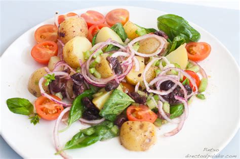 Receta de Ensalada de patatas y albahaca ASFEMA Metabólicos PKU de