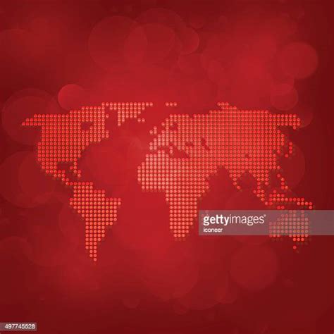 146 World Map Red Dots Stock Photos High Res Pictures And Images