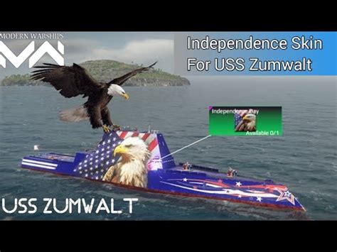 Uss Zumwalt New Skin Independence Day For This Ship It S Camouflage