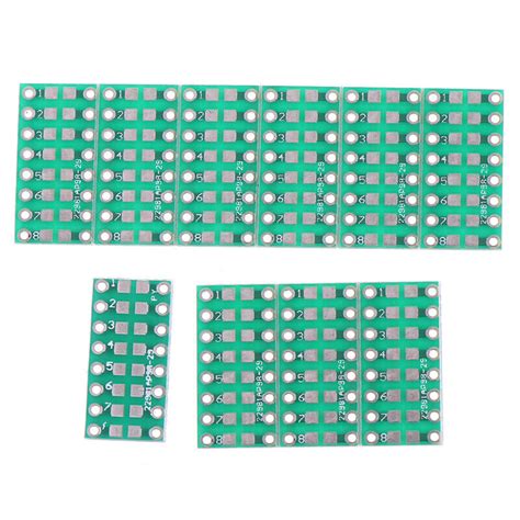 10Pcs SMD SMT Components 0805 0603 0402 To DIP Adapter PCB Board