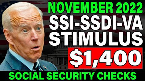 1400 4th Stimulus Check Update November 2022 Ssi Ssdi Social