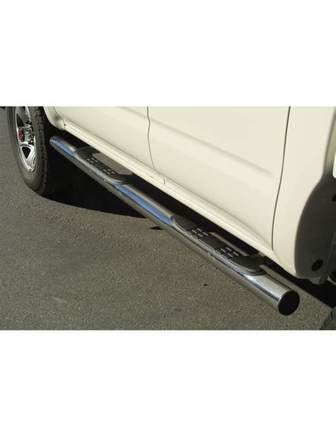 Pratique esthétique les marche pieds tubulaires acier Inox Toyota Hilux