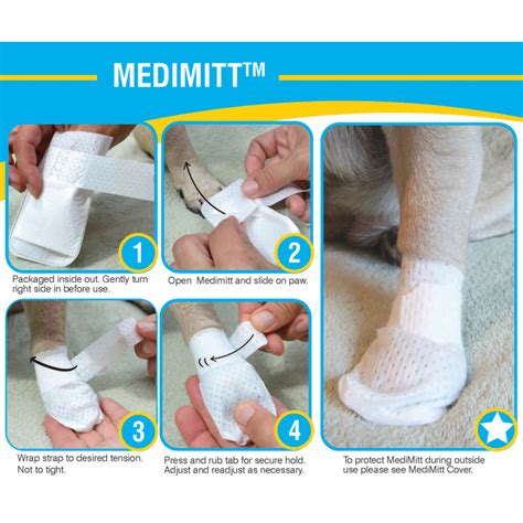 Medimitt Pet Bandage Pawflex Paw Bandages For Dogs And Pets