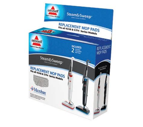 Buy Bissell Steam And Sweep Replacement Mop Pads Pack Of 2 Free