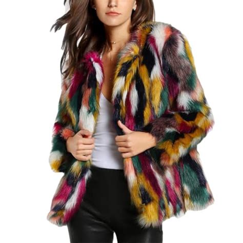 I Tested The Multicolored Faux Fur Jacket And Here S Why It S A Must