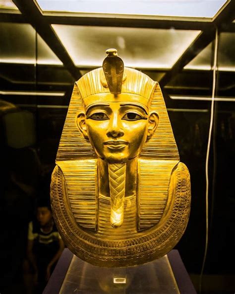 Ancient Egyptian Blog ☥ on Instagram: “Gold Mask of Psusennes I In this ...