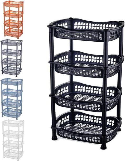 Tier Vegetable Fruit Storage Kitchen Utility Stacking Stackable