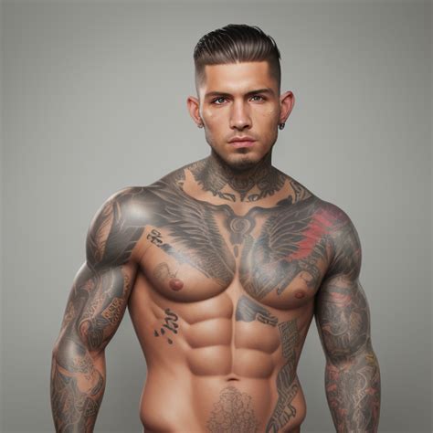 Nude Of Cartoon Jake Andrich Naked Hunk Tattoos