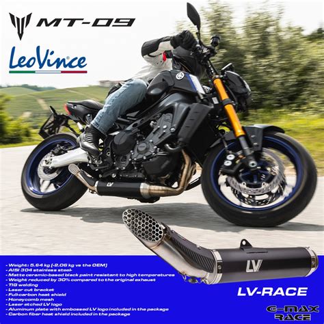 LEOVINCE LVRACE YAMAHA MT09 2022 2023 FULL SYSTEM Motorcycles