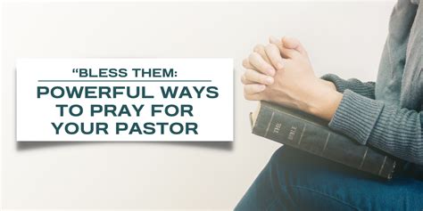 Specific Prayers for Your Pastor - The Center for Healthy Churches ...