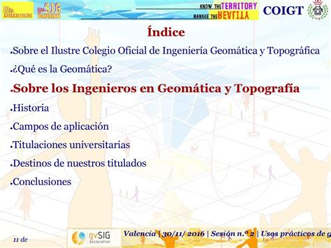 Usos prácticos de gvSIG por los Ingenieros en Geomática y Topografía