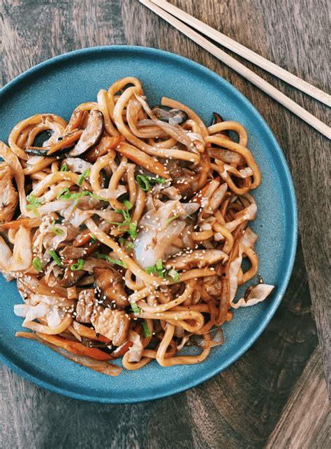 Yaki Udon Fried Udon Tiffy Cooks