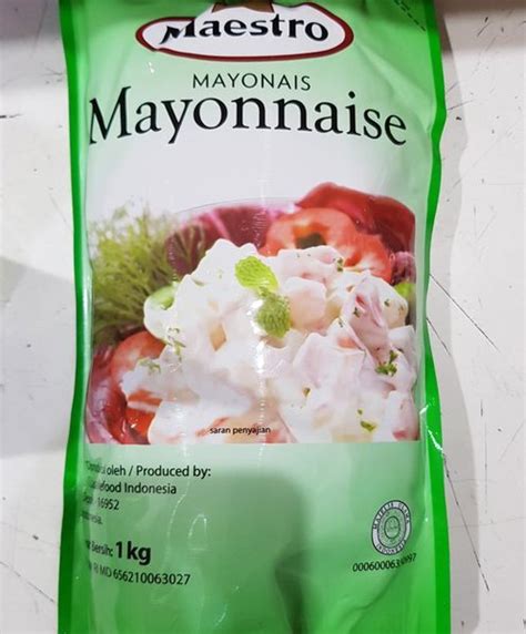 Jual Mayonaise Maestro Original 1Kg Mayones Mayonnaise Mayo Ori 1 Kg Di