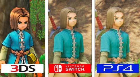 Take A Look At Graphic Comparisons Of Dragon Quest XI Switch PS4 And