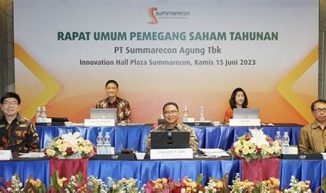 Summarecon Agung SMRA Siap Tebar Dividen Rp115 Miliar Infobanknews