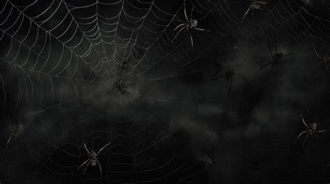 Premium Ai Image Spider Web Background A Spooky And Crawly Design For