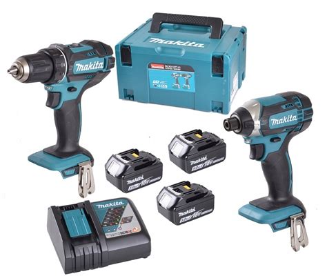 Makita Dlx Tj Zestaw Combo Dtd Ddf X Ah