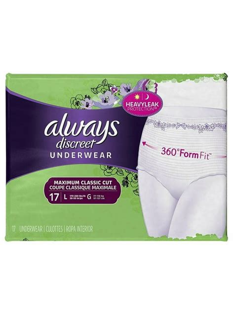 Always Discreet Underwear In Always Discreet