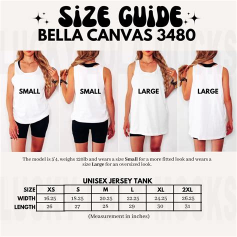 Bella Canvas 3480 Size Chart Size Chart Mockup Oversized Size Chart 3480 Size Chart Bella