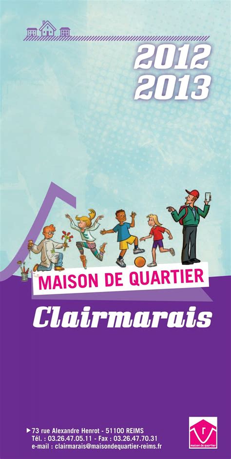 Clairmarais Maisons De Quartier De Reims