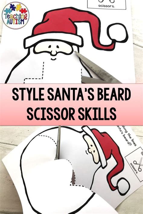 Styling Santas Beard Christmas Fine Motor Skills Motor Skills