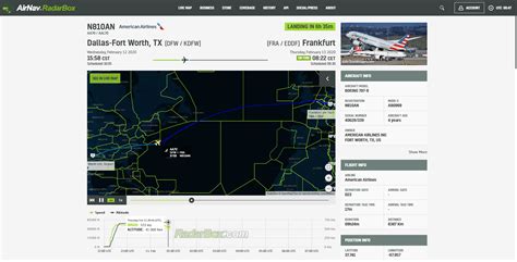 Flight Tracking Airnav Radarbox Global Flight Tracking Intelligence