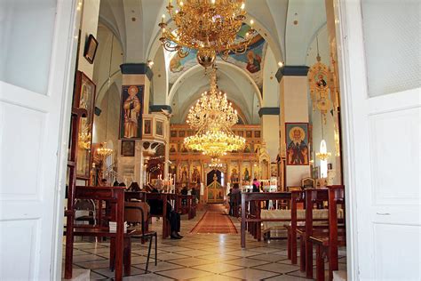 St Nicolas Greek Orthodox Church Indoor Photograph By Munir Alawi Fine Art America