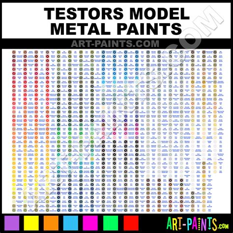 Testors Paint Colors Chart - Paint Color Ideas