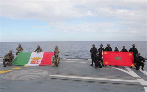 Exercice naval conjoint entre le Maroc et lItalie Maghrébins Du Monde