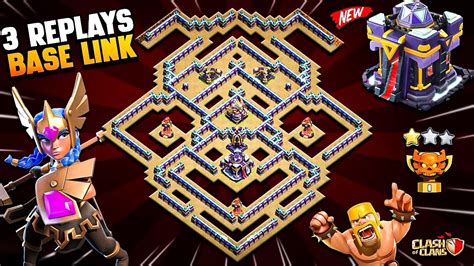 Only Star Th Base Link With Replays Coc Th Cwl Base Best