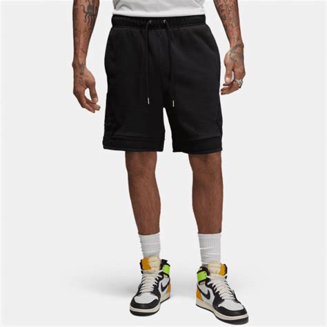 Jordan M J Ess Stmt Flc Short Black Black Dq