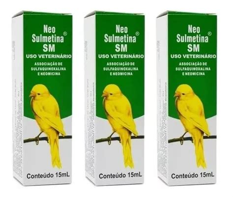 Kit Neo Sulmetina Sm Ml Tratamento Diarr Ia P Ssaros Frete Gr Tis