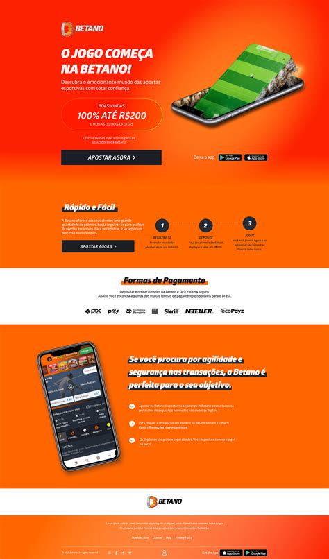 Betano Ads Landing Page Ui Design On Behance