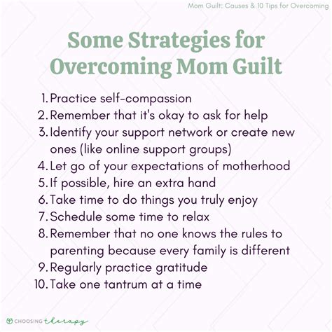 13 Tips For Overcoming Mom Guilt